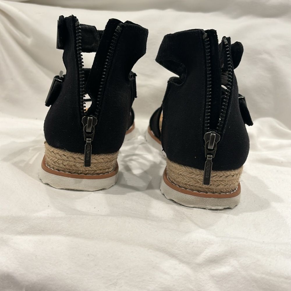 Sketchers Memory-foam Mountain Princess Wedges Size 7.5 - Picture 4 of 5